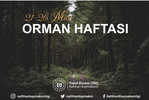 21-26 MART ORMAN HAFTASI